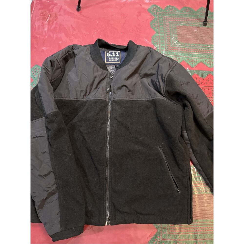 511 Tactical Series Jacket Mens Large Full Zip Fleece Nylon Outdoor Pockets